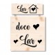 Placa decorativa Lar doce lar PL307