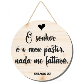 Placa decorativa O Senhor  meu pastor PL235