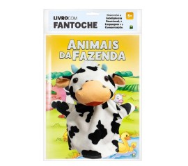 Livro com Fantoche: Animais da Fazenda