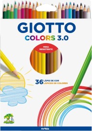 GIOTTO Colors 3.0: Lpis de Cor Aquarelveis Premium com 36 Cores Vibrantes