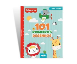 Livro de Pintar - 101 Primeiros Desenhos Fisher Price